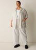 Fine Felted Wool Hooded Cardigan in Regenerative Wool