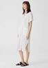 Organic Cotton Gauze Mandarin Collar Dress