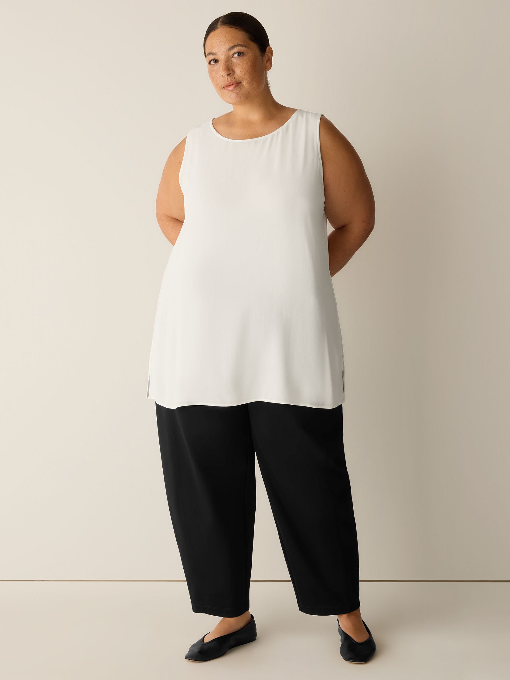 Washable Flex Ponte Lantern Pant