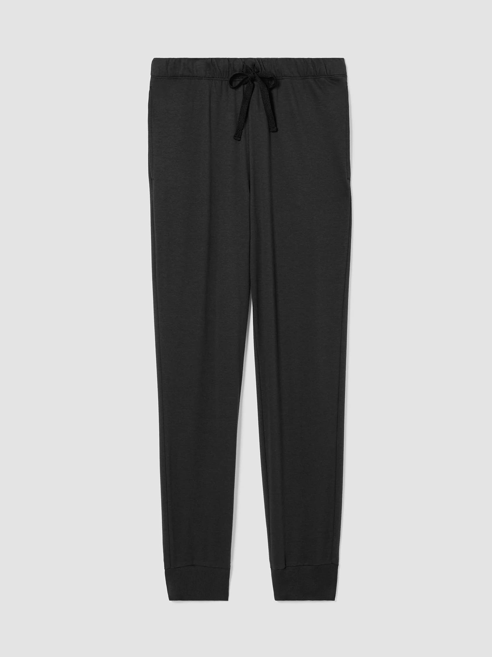 Cozy Organic Cotton Interlock Jogger Pant EILEEN FISHER