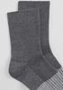 Organic Cotton Ribbed Quarter Crew Sock