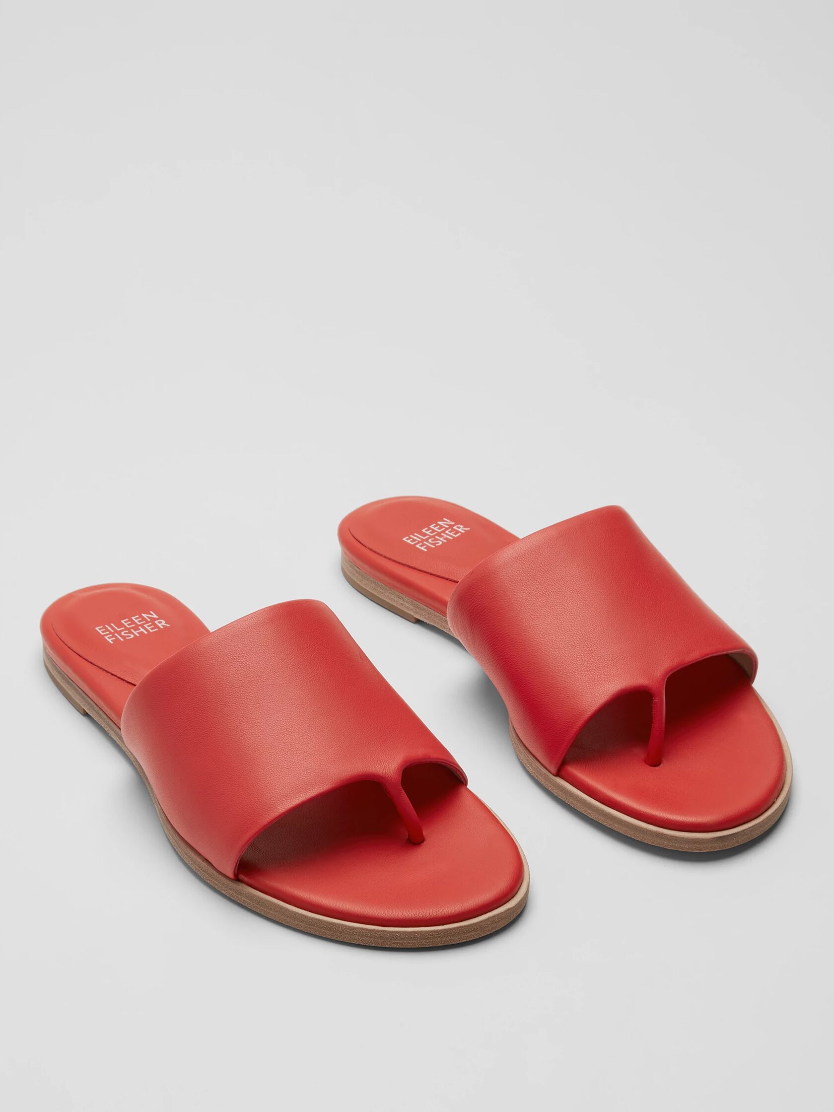 Edge Leather Slide Sandal