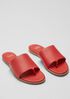 Edge Leather Slide Sandal