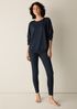 Cozy Brushed Terry Hug High-Waisted Leggings