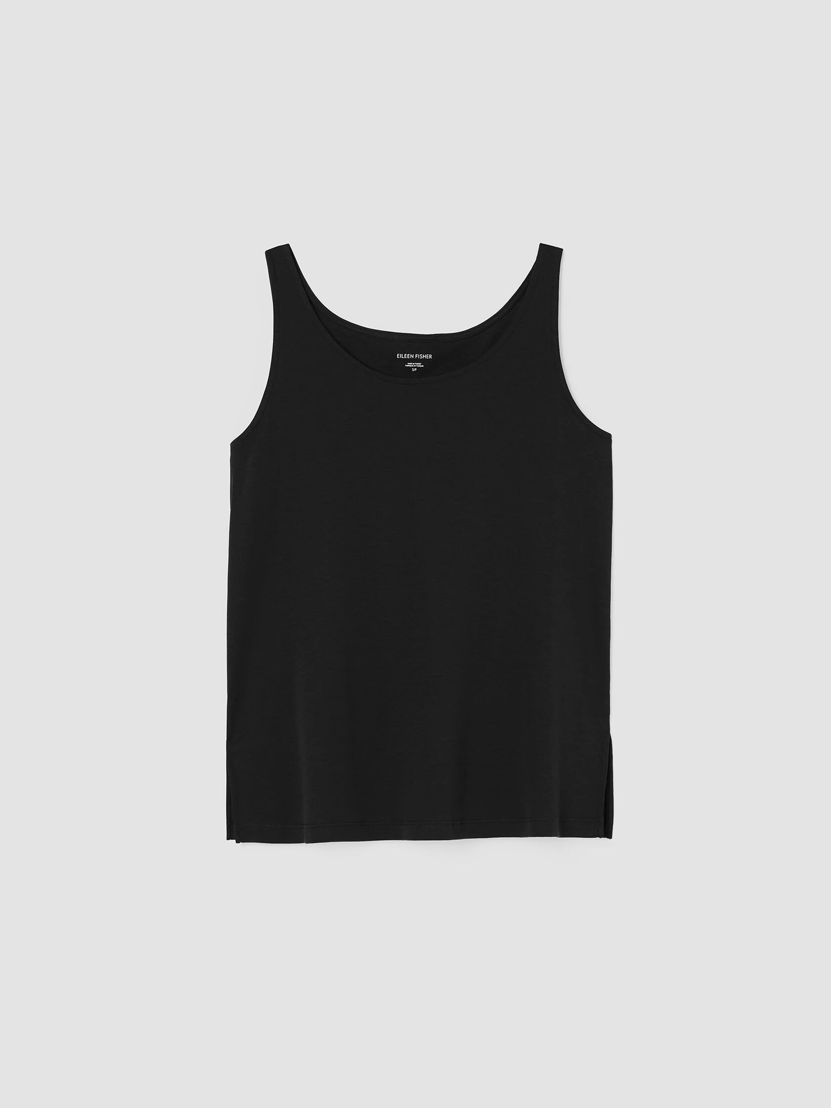 Organic Cotton Interlock Scoop Neck Sleep Tank