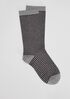 Organic Cotton Skinny Stripe Sock