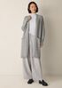 Cotton & Recycled Cashmere Long Cardigan