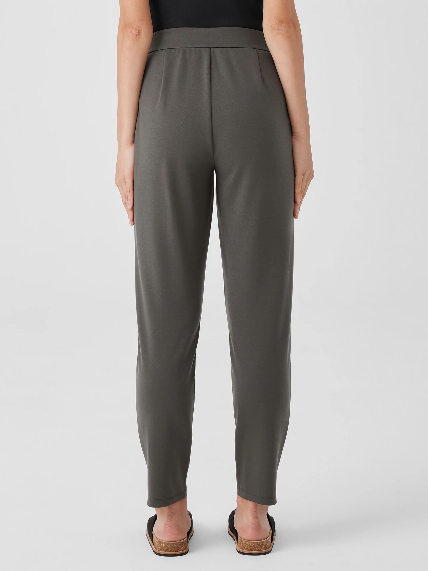 Washable Flex Ponte Pintuck Pant