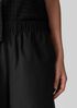 Washed Organic Cotton Poplin Wide-Leg Pant