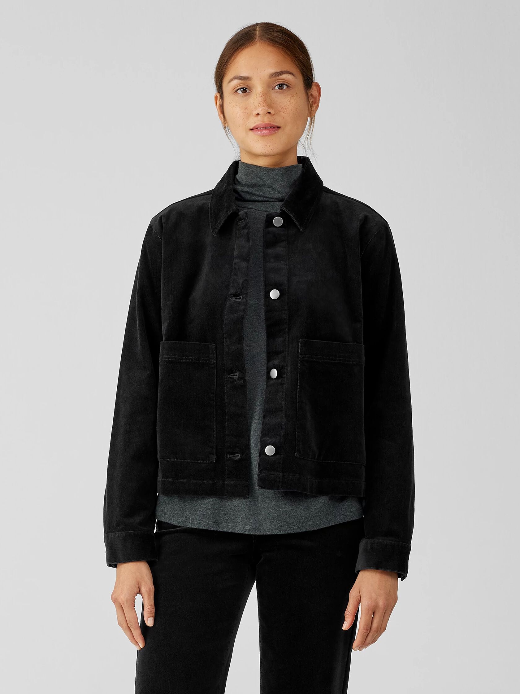 Organic Cotton Stretch Corduroy Jacket