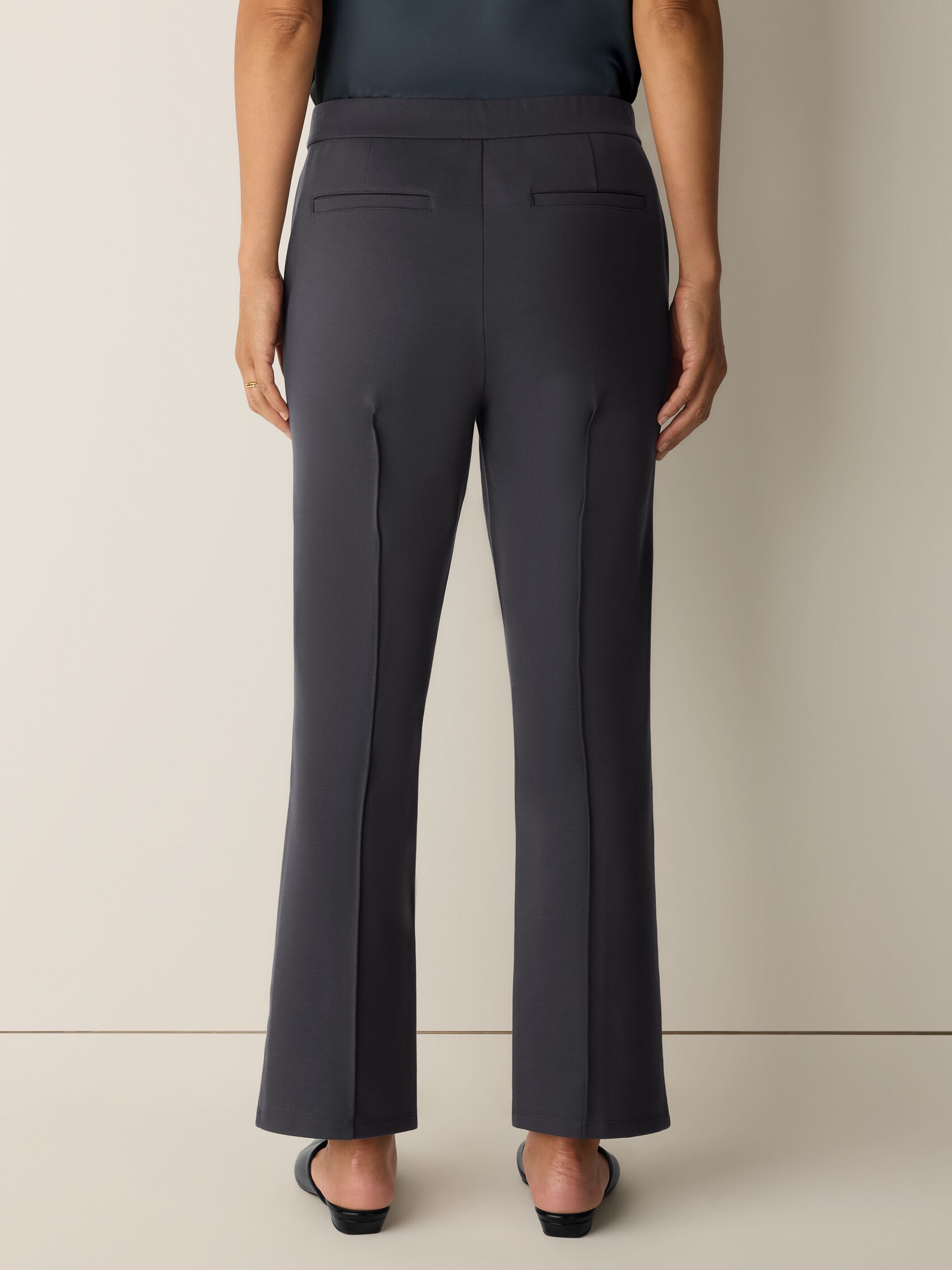 Washable Flex Ponte Kick Pant