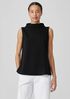 Pima Cotton Stretch Jersey Funnel Neck Tank