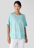 Organic Cotton Hazy Slub Crew Neck Tee