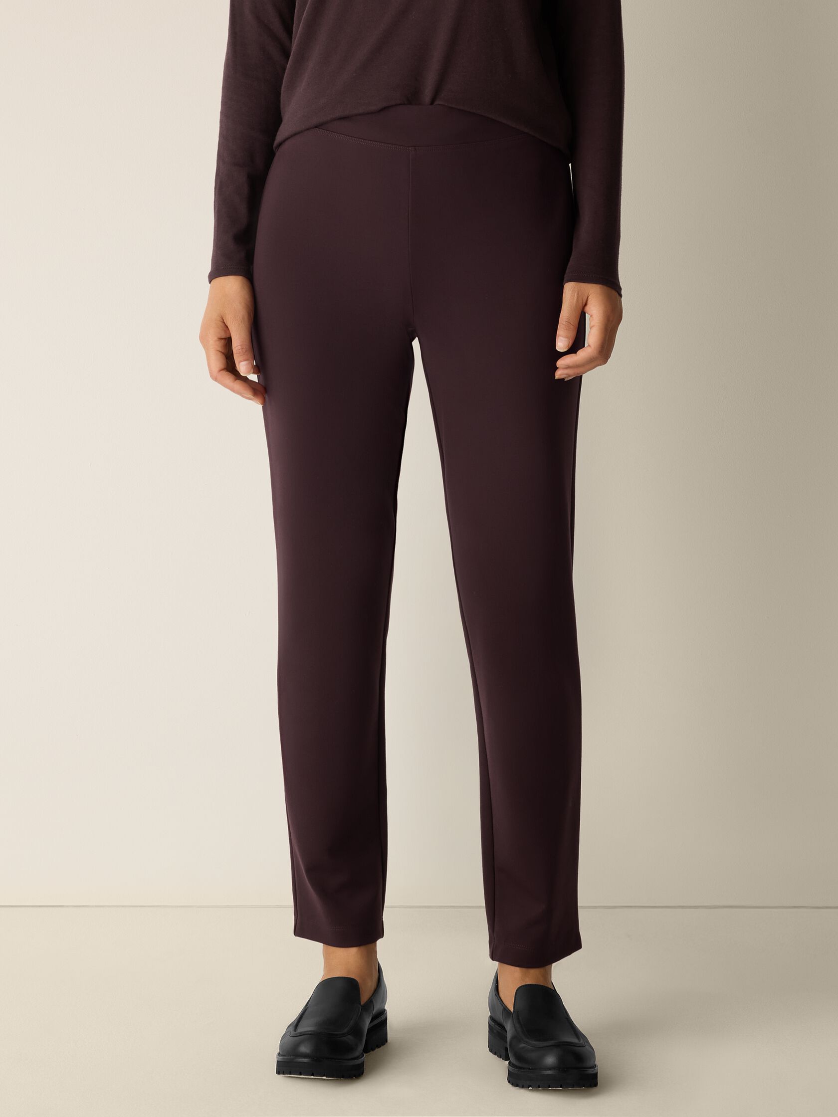 Washable Flex Ponte Slim Pant