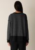 Striped Cozy Brushed Terry Box-Top