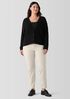 Organic Cotton Eyelash Cardigan