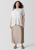 Stretch Silk Charmeuse Bias Skirt