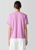 Organic Cotton Slubby Jersey V-Neck Tee