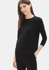 System Lightweight Viscose Jersey Crew Neck Top
