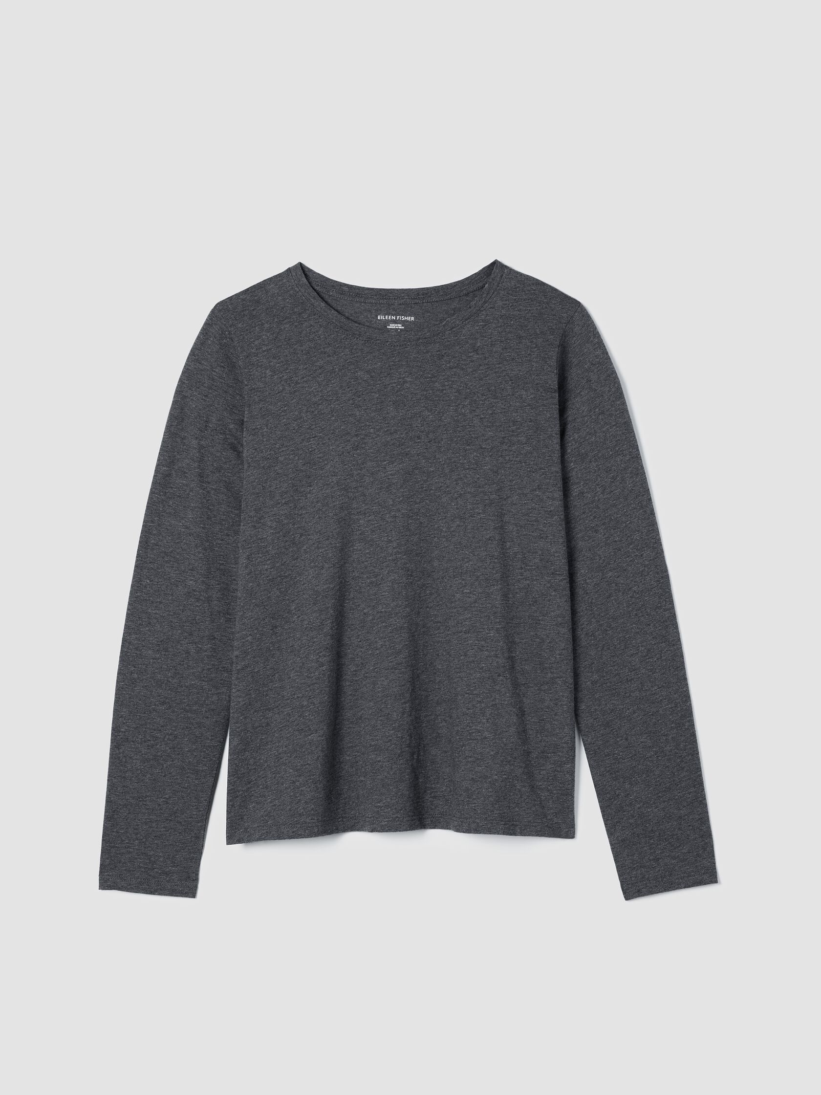 Mélange Fine Organic Cotton Jersey Long-Sleeve Tee
