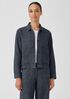 Tweedy Hemp Cotton Classic Collar Jacket