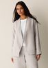 Heavy Organic Linen Angled Jacket