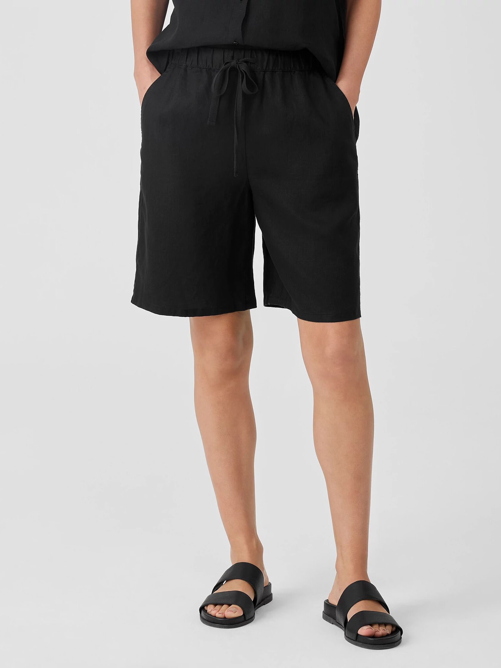 Organic Linen Shorts