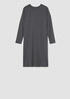 Stretch Jersey Knit Crew Neck Dress