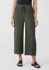 Organic Cotton Gauze Wide-Leg Pant