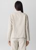 Organic Linen High Collar Jacket