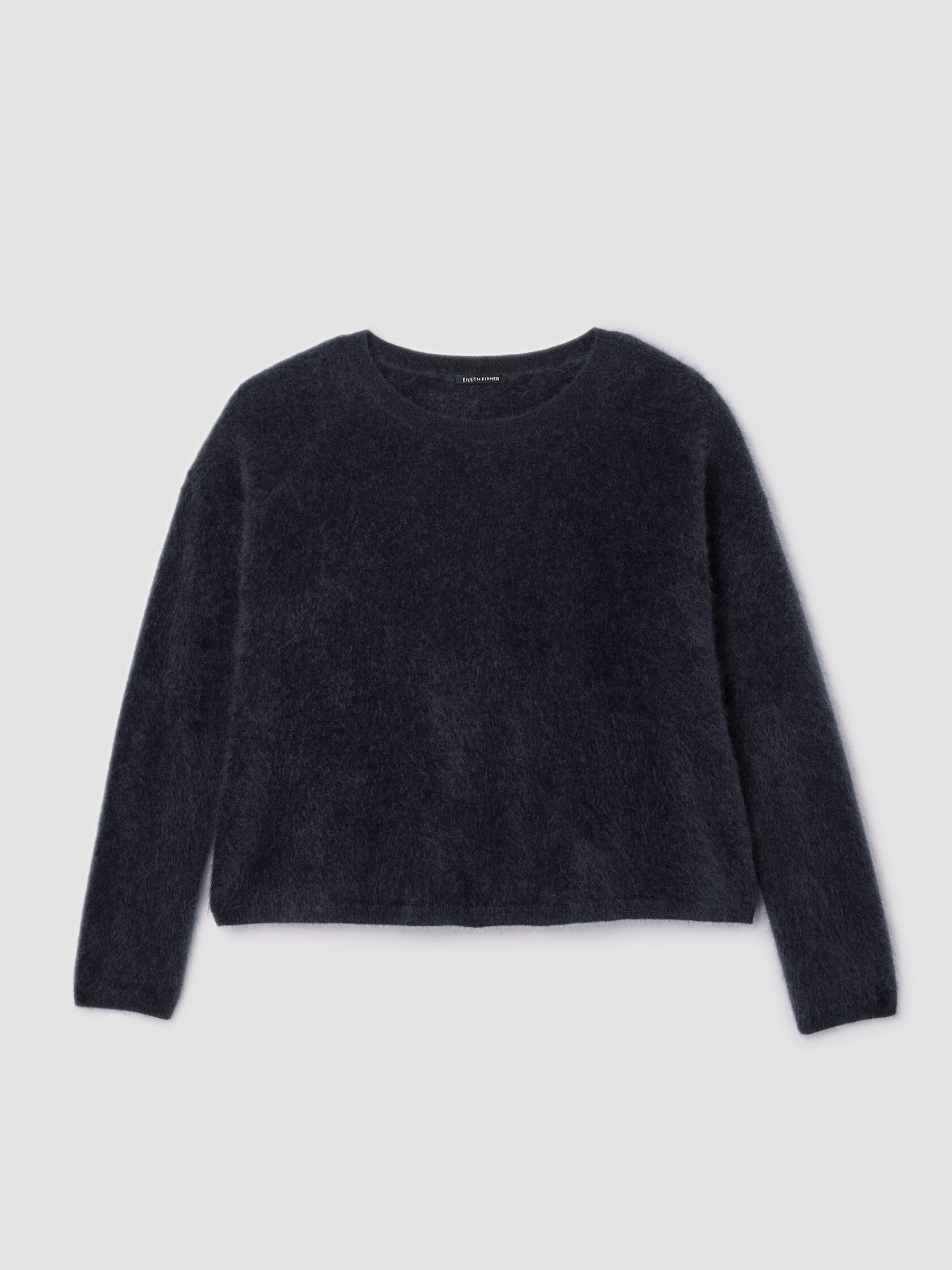 Cashmere Fluff Crew Neck Top