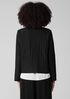 Silk Habutai Quilted Round Neck Jacket