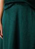 Textured Satin Half-Circle Skirt