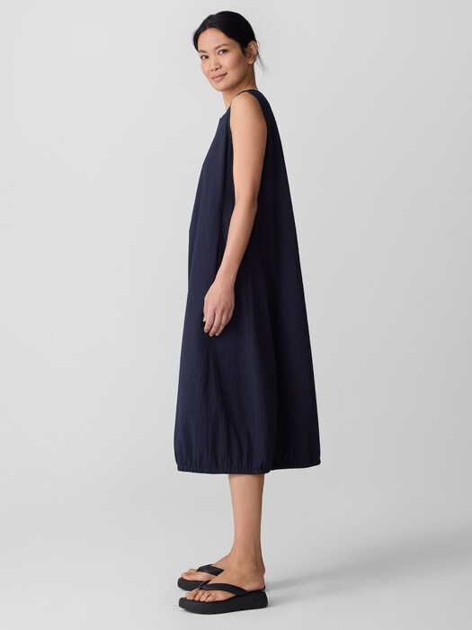 Organic Cotton Pucker Lantern Dress