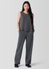 Silk Georgette Crepe Round Neck Tank
