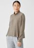 Italian Cashmere Scrunch Neck Top