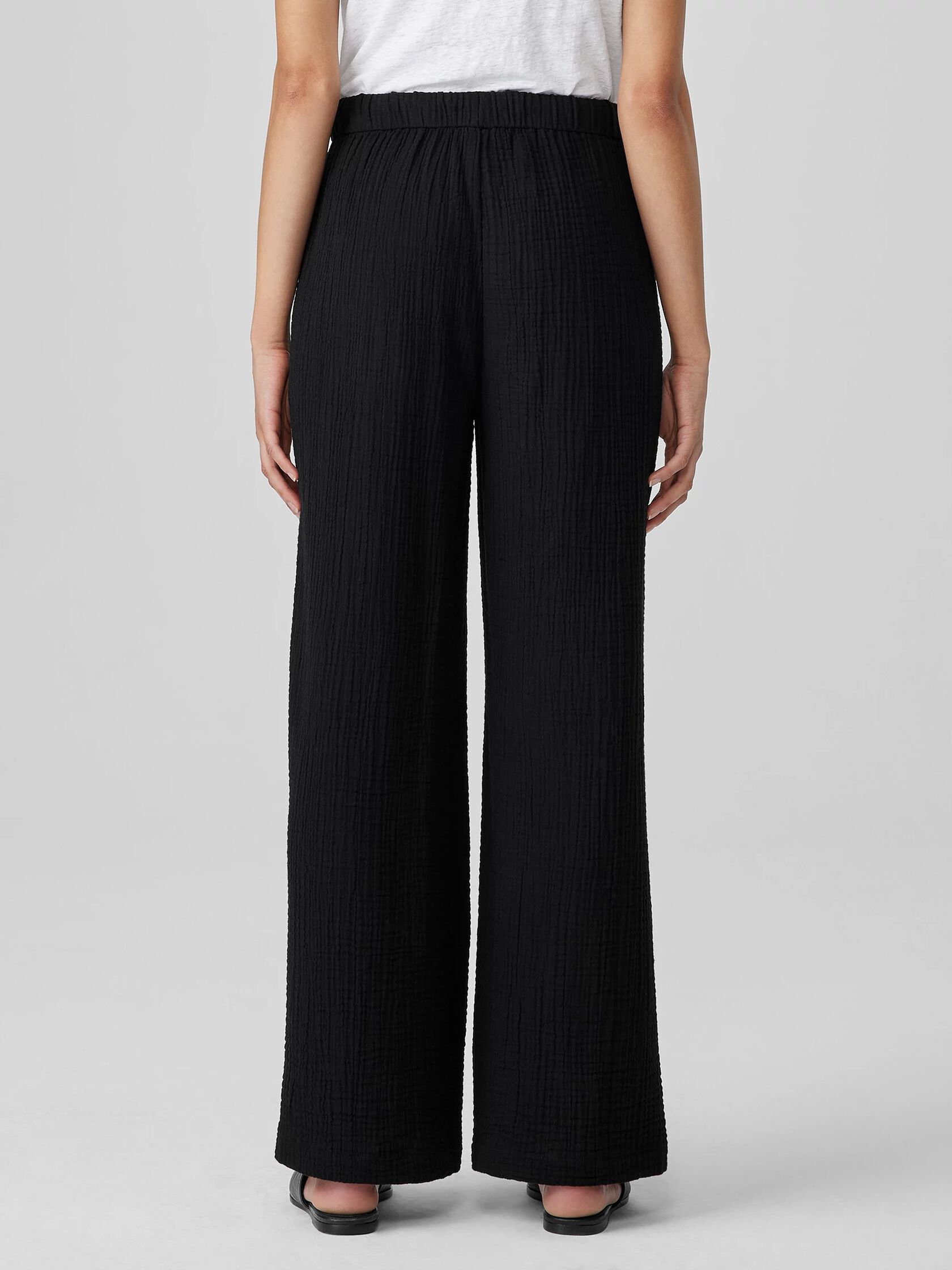 Organic Cotton Lofty Gauze Straight Pant