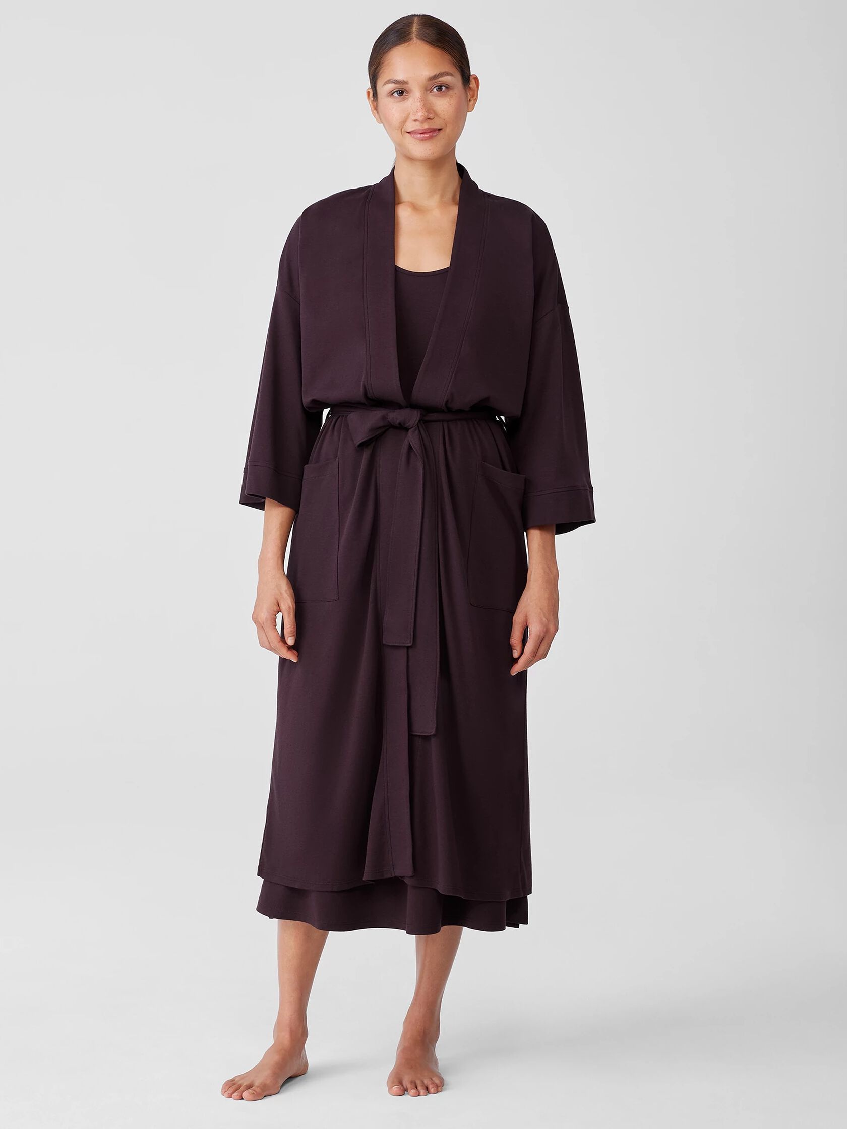 Cozy Organic Cotton Interlock Robe