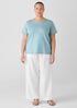 Organic Pima Cotton Jersey Round Neck Tee