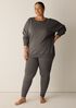 Cozy Brushed Terry Hug High-Waisted Leggings