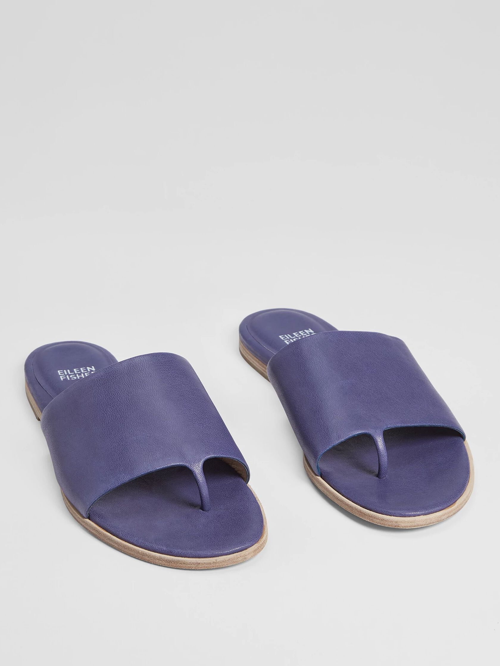 Edge Leather Slide Sandal