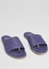 Edge Leather Slide Sandal