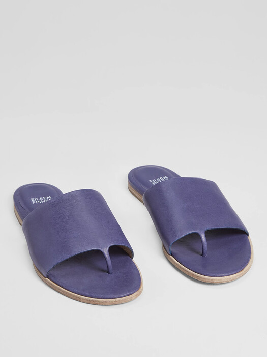 Edge Leather Slide Sandal