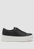 Monde Leather Platform Sneaker