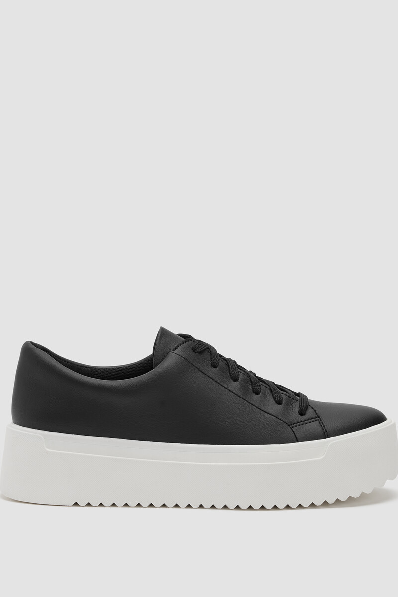 Monde Leather Platform Sneaker Monde Leather Platform Sneaker
