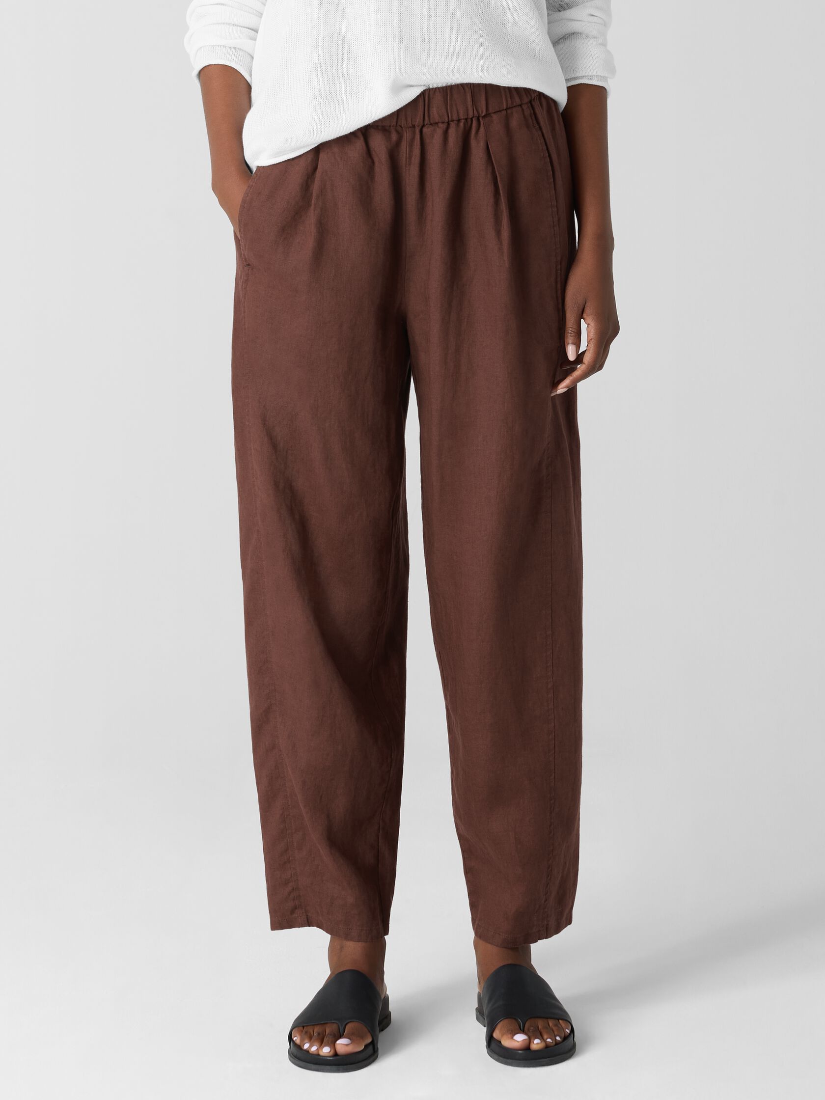 Organic Linen Lantern Pant