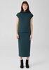 Merino Slim Pencil Skirt in Regenerative Wool