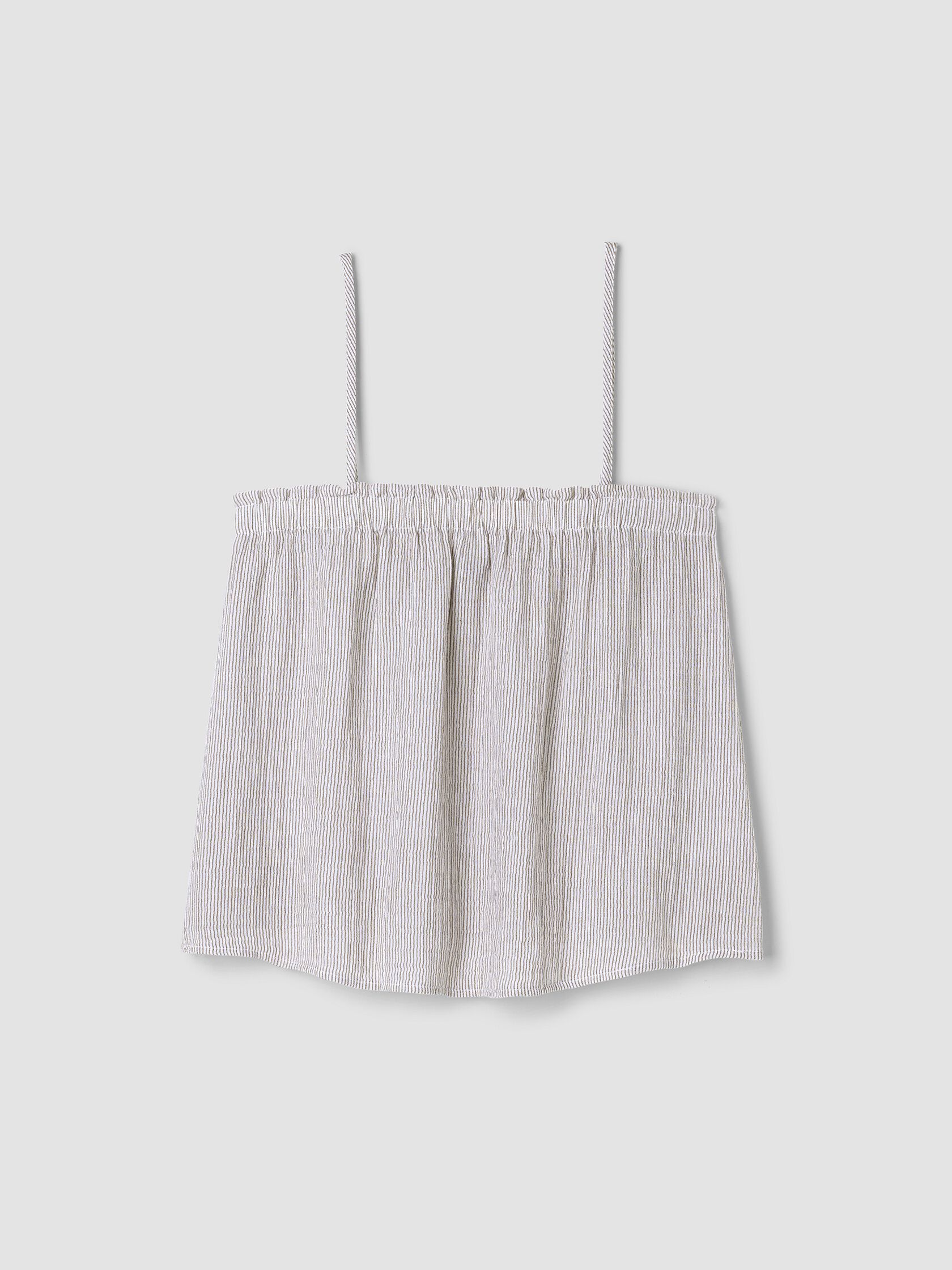 Striped Organic Cotton Gauze Cami