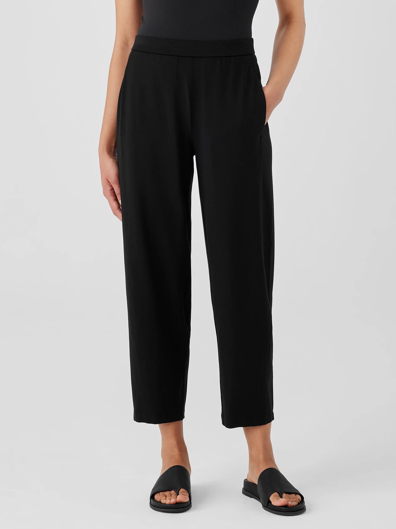 Stretch Jersey Knit Lantern Pant