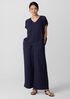 Organic Cotton Lofty Gauze V-Neck Square Top